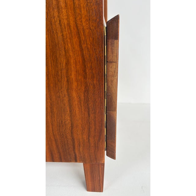1950s Gio Ponti Singer & Sons Nightstands, Walnut, Rosewood Restored, Pair For Sale - Image 13 of 16