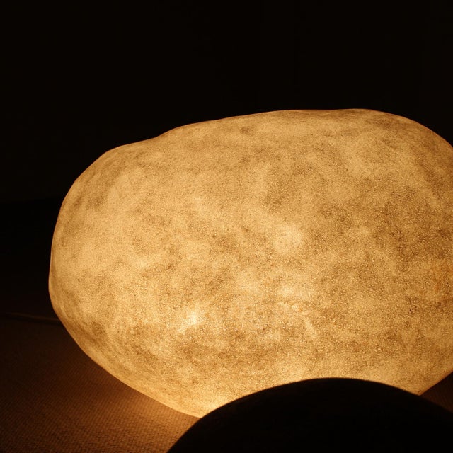 Moon Rock Dora Lamps by André Cazenave for Atelier A Paris, France, 1969, Set of 2 For Sale - Image 11 of 15
