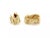 Contemporary Cartier Neptune Double C Basket Weave 18k Yellow Gold Earrings With Paper - 2 Pieces For Sale - Image 3 of 7