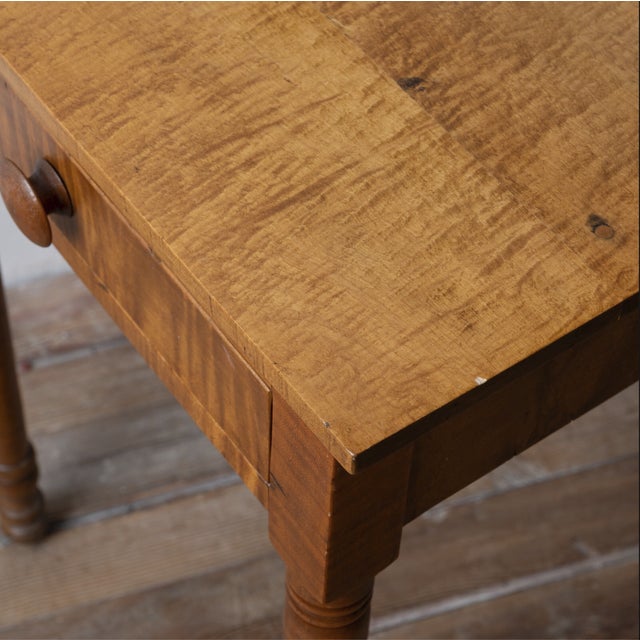 Sheraton Maple One Drawer Stand, 19th Century For Sale In Savannah - Image 6 of 10