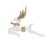 Kenneth Ludwig Chicago Glass Deer Ornaments (Set of 6) For Sale - Image 4 of 5