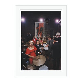 Party at the Playboy Mansion 1961 by Slim Aarons White Framed C Print For Sale