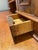 Brown 19th Century Antique French Writing Desk With Unusual Velvet Footrest For Sale - Image 8 of 17