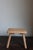 Hand formed stool with a raw, natural wood. Best for styling, using on shelves or countertops. Appears to be reclaimed...