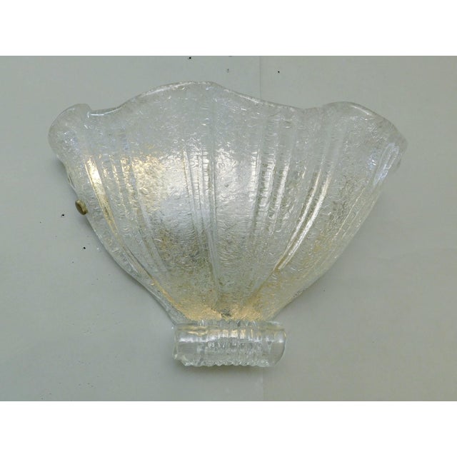 Italian 1970s Uplight Murano Graniglia Sconces, a Pair For Sale - Image 3 of 7