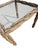 Vintage Carved Faux Bois Mid Century Side Table Hollywood Regency Carved Wood For Sale - Image 17 of 18