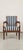Antique Hungarian Lounge Chair in Blue and Cream Striped Fabric with Turned Wooden Legs, 1900s For Sale - Image 4 of 7
