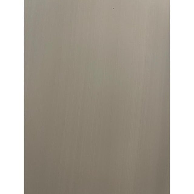 Vintage Painted Oak Vitrine Cabinet with Giltwood Details by Jean-Rémy Couradette, 1998 For Sale - Image 6 of 10