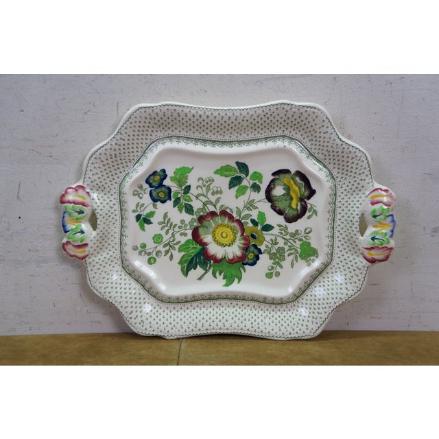 Ceramic Antique Masons Ironstone Paynsley Soup Serving Tureen W Ladle & Underplate - 3 pcs For Sale - Image 7 of 18
