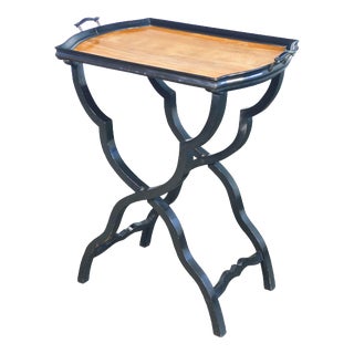 Napoleon III Folding Service Table, 1800s For Sale