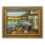 Maya Eventov "A Patio Scape" Framed Original Acrylic Flowers Hand Signed 681806 For Sale