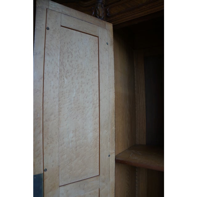 Antique French Louis XV Rococo Triple Armoire For Sale - Image 11 of 12