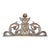18th Century Italian Baroque Giltwood Overdoor Architectural Pediment For Sale