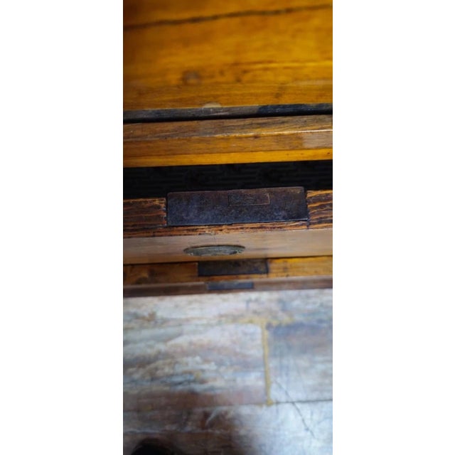 Brown Louis XVI Three-Part Walnut Secretary For Sale - Image 8 of 12