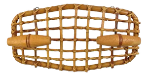 Bamboo & Rattan Coat Rack Hanger by Olaf Von Bohr, Italy, 1950s