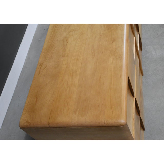 1950s 1950s Refinished Solid Maple Kohinoor Dresser by Heywood Wakefield For Sale - Image 5 of 9