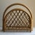 Mid-Century Modern Vintage Boho Bamboo Magazine Rack For Sale - Image 3 of 13