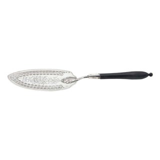 Silver Spatula with Engravings For Sale
