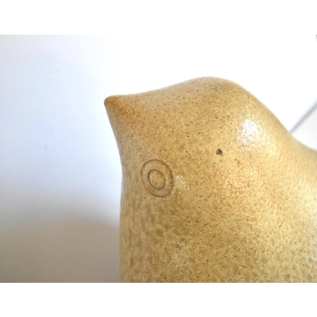 Mid-Century Large Pottery Bird Sculpture For Sale - Image 9 of 13