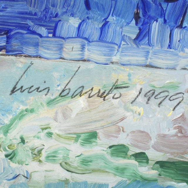 Luis Barreto Venezuelan Abstract Acrylic Painting, Signed & Dated 1999 For Sale - Image 4 of 6