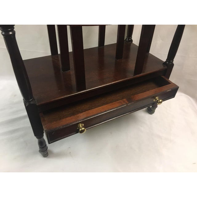 English Mahogany Canterbury For Sale - Image 4 of 11