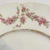 French Limoge Scallop Edge White Plate With Pink Roses and Gold Accents For Sale - Image 3 of 6