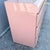 Postmodern Postmodern Pink Gloss Laminate Waterfall Dresser For Sale - Image 3 of 9