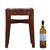 1920s Pair of French Oak Stools With Woven Leather Strap Seats, C 1925 For Sale - Image 5 of 7
