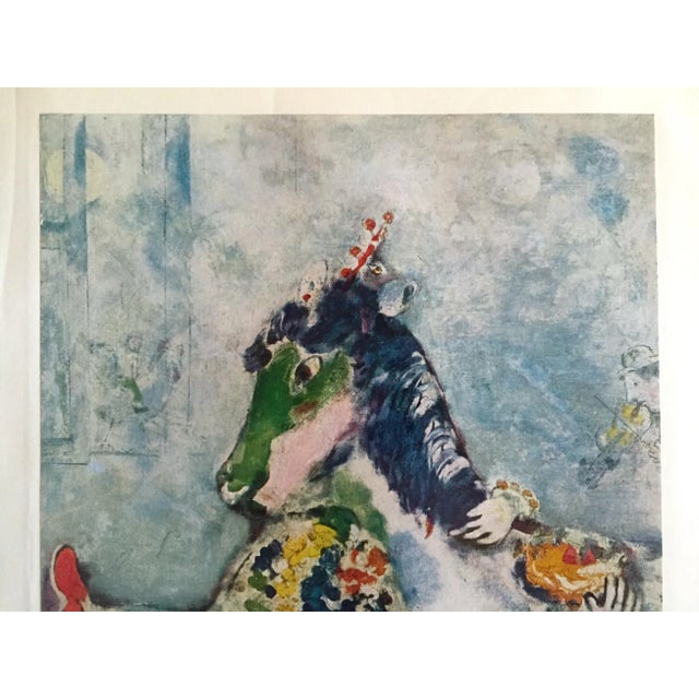 This Marc Chagall rare vintage 1958 first edition lithograph print " Equestrienne " 1927, is a very special and unique...