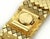 Contemporary Hidden Cove 18k Yellow Gold Watch Bracelet 106gr For Sale - Image 3 of 5