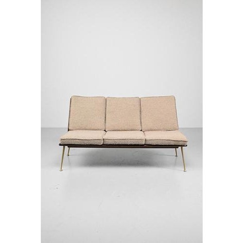 Three-Seater Sofa and Lounge Chair with Hocker by Hans Mitzlaff, Set of 3 For Sale - Image 12 of 18