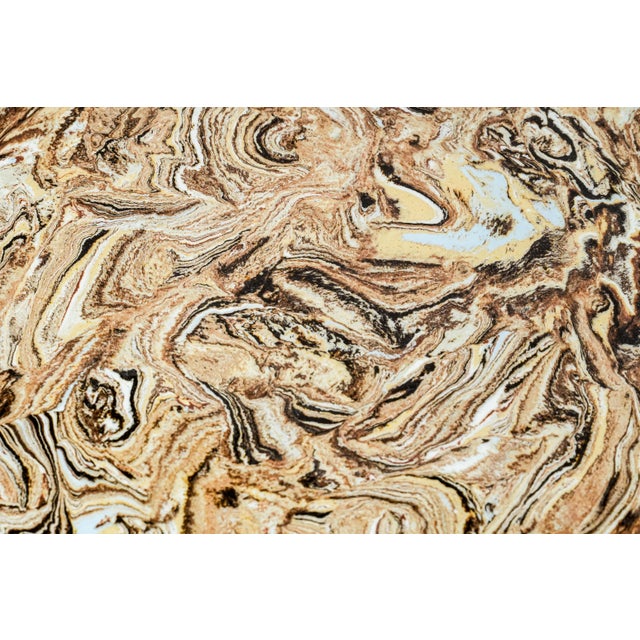 Rare 19th Century Antique Victorian Copeland & Garrett Agateware Pottery Cheese Dish and Lid English Ceramic Art Pottery For Sale - Image 17 of 18