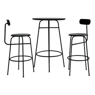 Afteroom by Menu Design for Audo Copenhagen Bar Table and Bar Chairs - Set of 3 For Sale