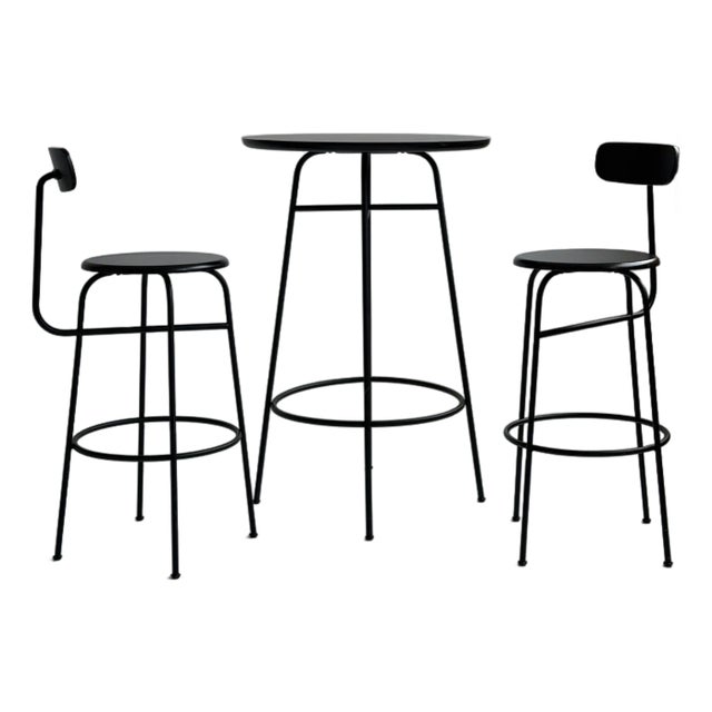 Afteroom by Menu Design for Audo Copenhagen Bar Table and Bar Chairs - Set of 3 For Sale