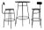 Afteroom by Menu Design for Audo Copenhagen Bar Table and Bar Chairs - Set of 3 For Sale