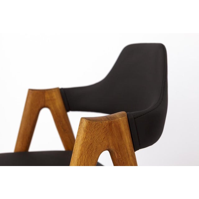 Wood Set of Vintage Teak Dining Chairs by Kai Kristiansen for Sva Møbler, 1960s For Sale - Image 7 of 10