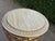 French 1970s French Louis XVI Gold Beech Marble Side Table For Sale - Image 3 of 10