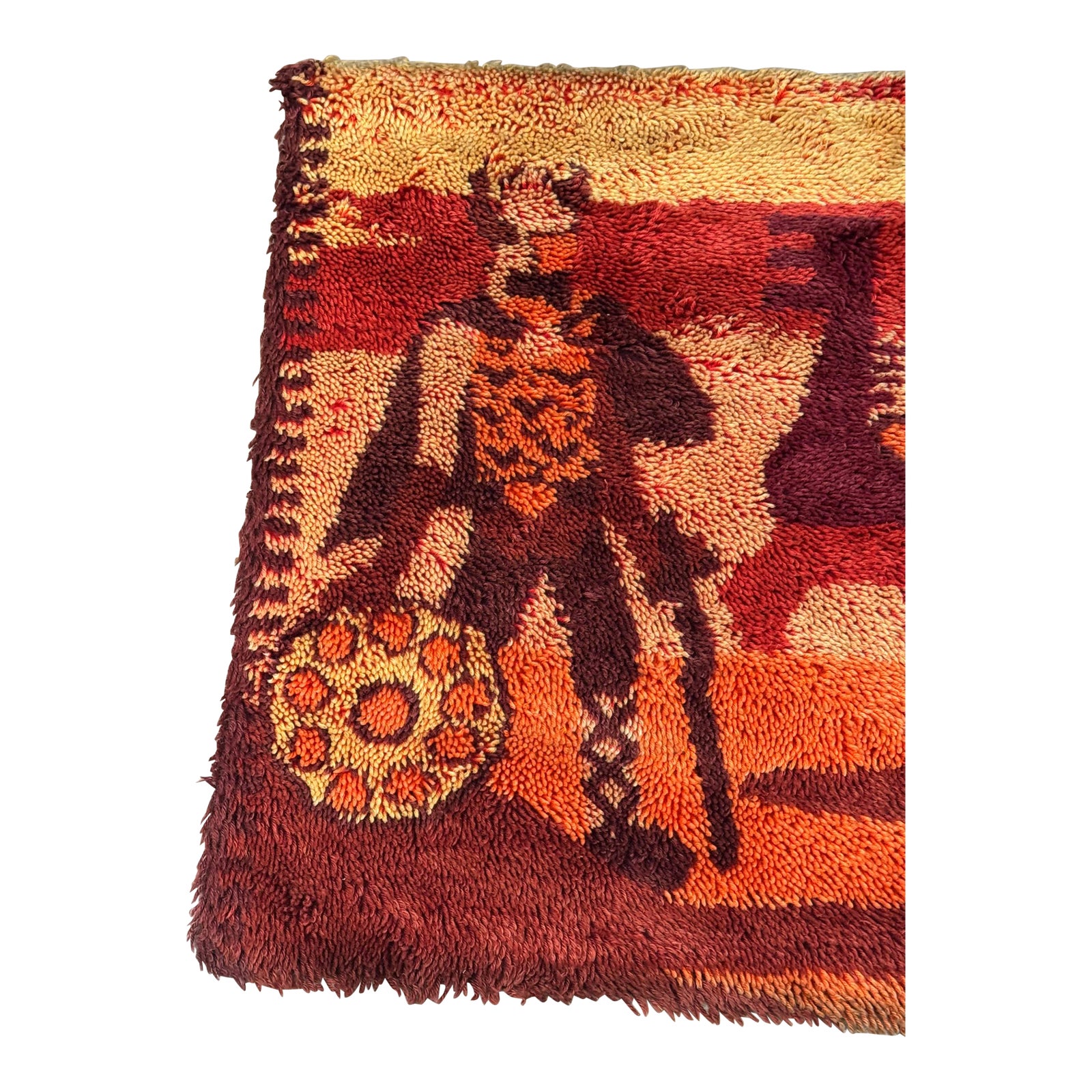 Vintage Danish Viking Rya Wall Rug by Ege Rya 1970s – High Pile ...
