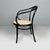 Austrian Modern Straw and Black Wood Chairs 209 by Michael Thonet for Radomsko, 1970s, Set of 4 For Sale - Image 3 of 15