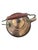 Revere Copper and Brass Inc. Vintage Mid Century Revere Ware Copper Tea Kettle Brass/Wood Trim For Sale - Image 4 of 7