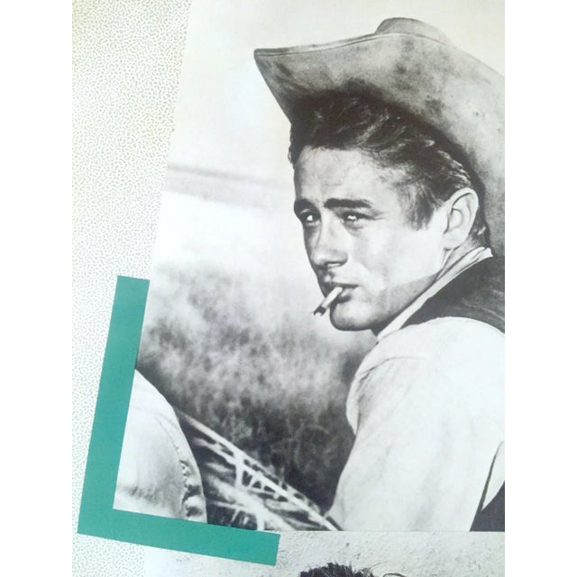Gray James Dean Foundation Vintage 1987 Collector's Lithograph Print Extra Large Photo Poster For Sale - Image 8 of 12
