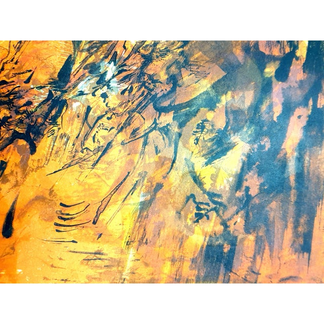 Zao Wou-ki - Original Lithograph - Abstract Composition 1962 For Sale - Image 8 of 9