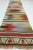 Beautiful vintage Turkish kilim runner rug made pure handspun wool and dyed naturally. Beautiful colours. this vintage...