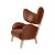 Brown leather natural oak my own chair lounge chair by Lassen. Dimensions: W 88 x D 83 x H 102 cm. Materials: Leather....