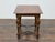 Brown Italian Walnut Table with Star Inlay and Turned Legs, 19th Century For Sale - Image 8 of 12