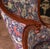An extremely popular American Fireside Chair and ottoman designed after an original antique chair and ottoman. This...