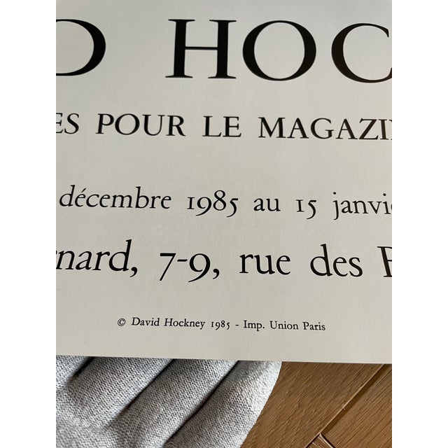 David Hockney, Images and Thoughts for Vogue Magazine, Paris, Print For Sale - Image 4 of 12