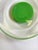 Modernist Green Sommerso Murano Glass Bowl, Italy, 1970s For Sale - Image 6 of 10