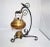 Brass Antique Art Nouveau Brass Tea Kettle and Burner on Iron Stand For Sale - Image 8 of 8