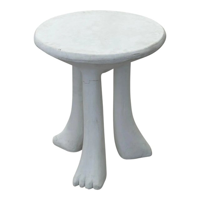 Vintage Mid-Century Modern John Dickinson Africa Side / End Table, Artist Signed For Sale